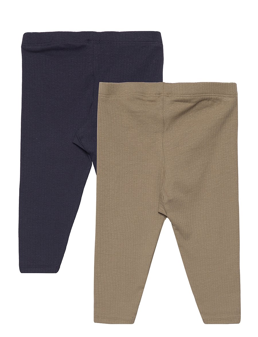 Minymo - Leggings (2-pack) - multipack leggings - dark navy - 1
