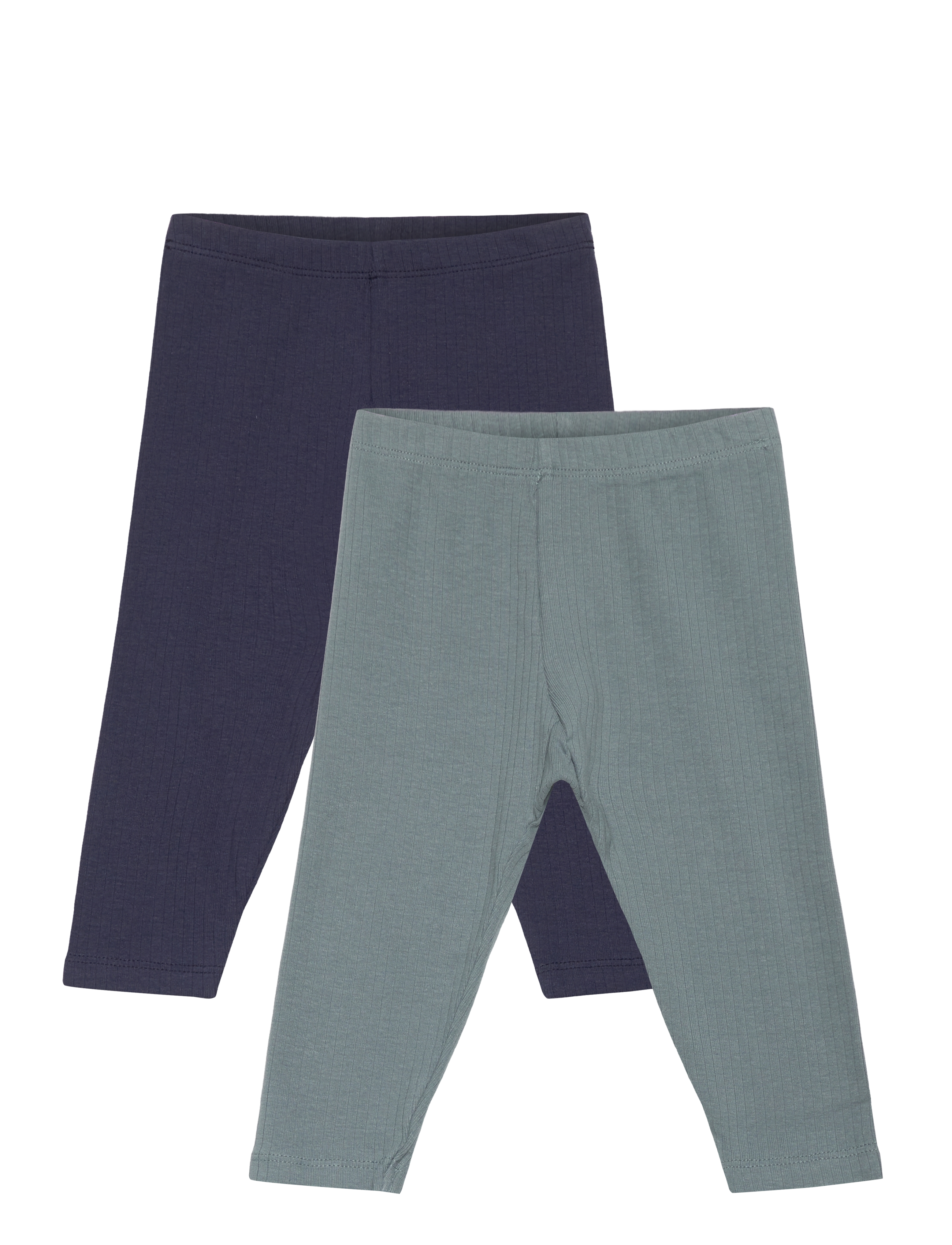 Minymo Leggings (2-Pack), Børn, 2-Pak Leggings, Navy, Str: 74