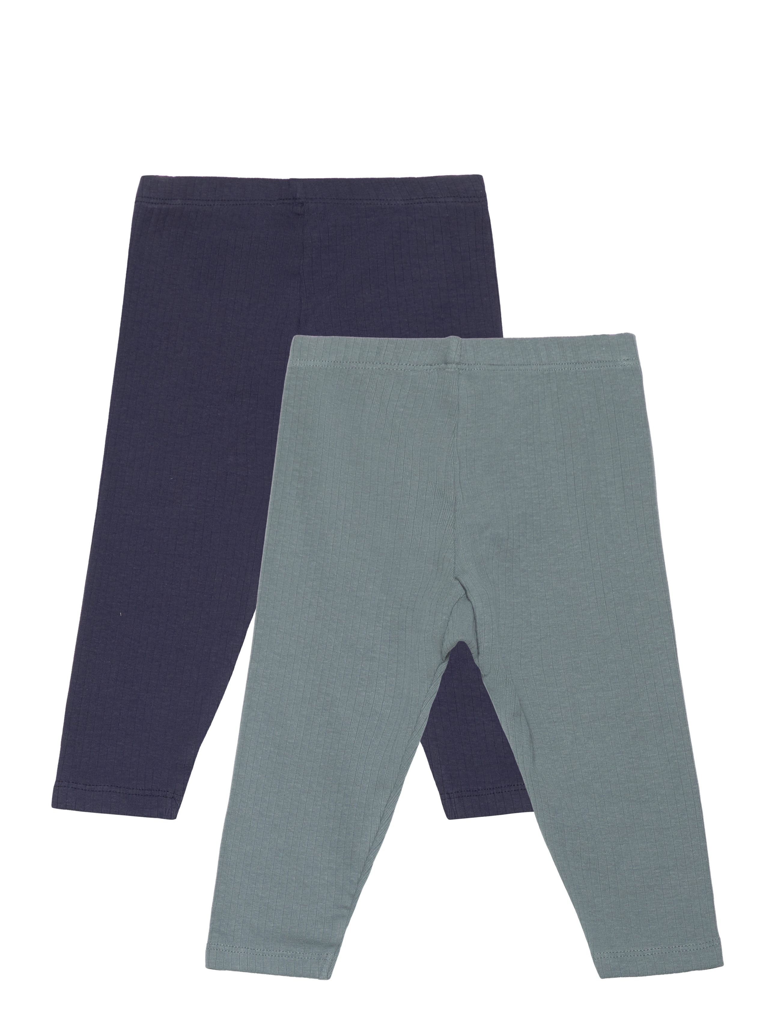 Minymo - Leggings (2-pack) - retuuside komplekt - goblin blue - 1