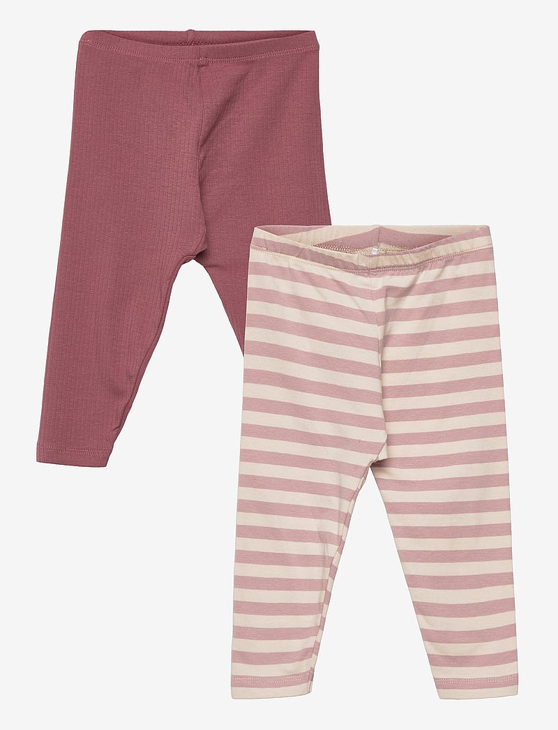 Minymo - Leggings (2-pack) - multipack leggings - violet ice - 0