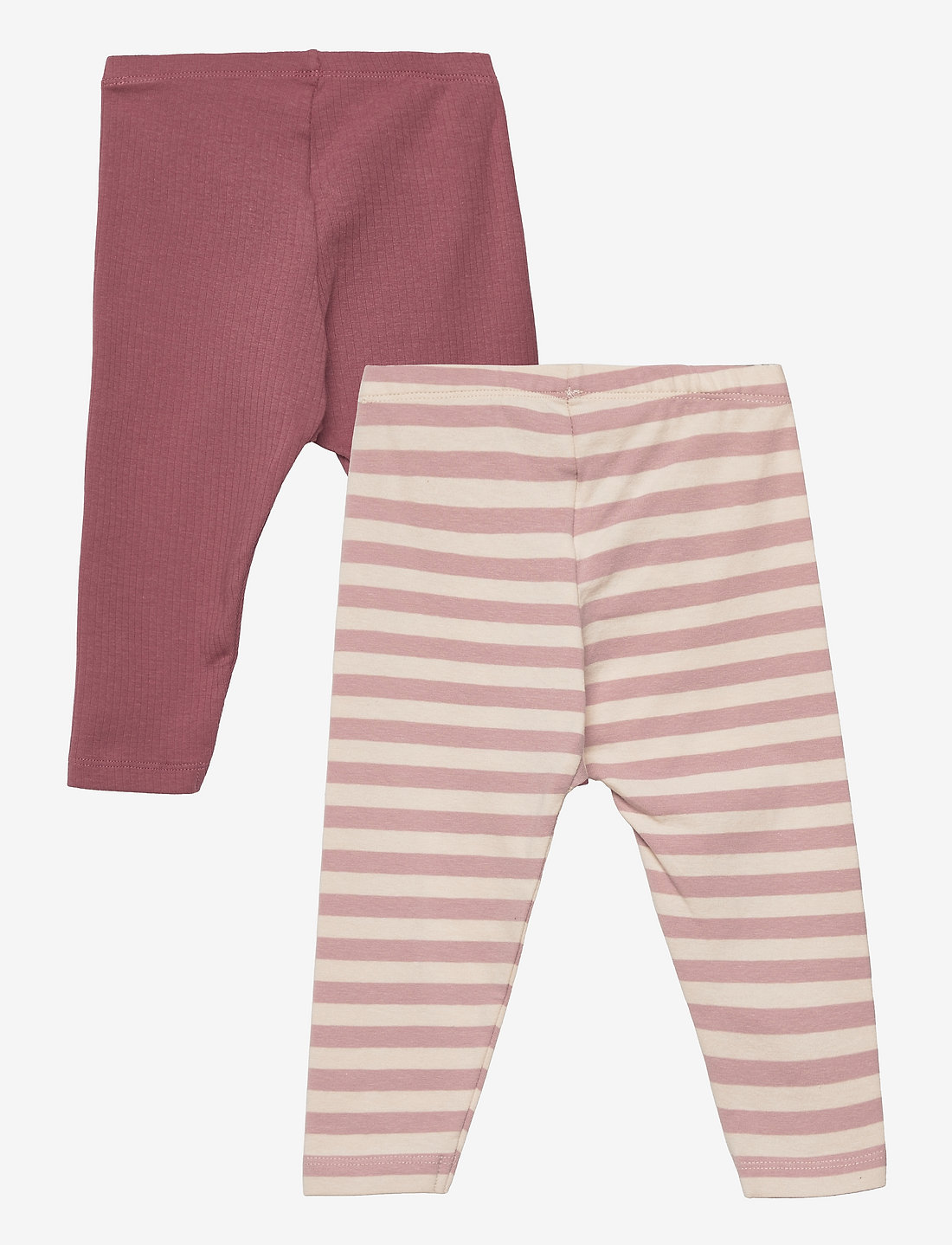 Minymo - Leggings (2-pack) - multipack leggings - violet ice - 1