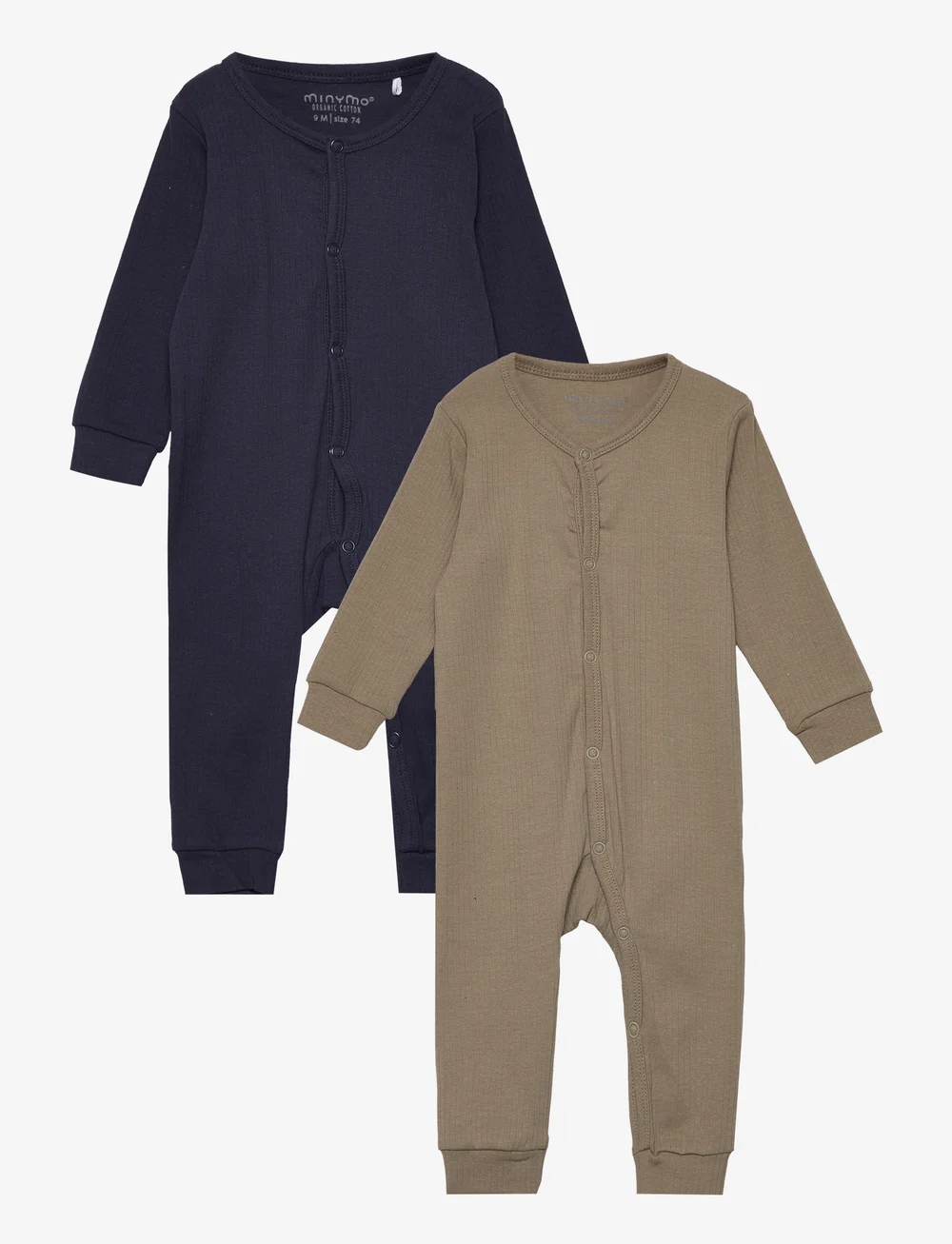 Minymo - Jumpsuit LS (2-pack) - langærmede heldragter - dark navy - 0