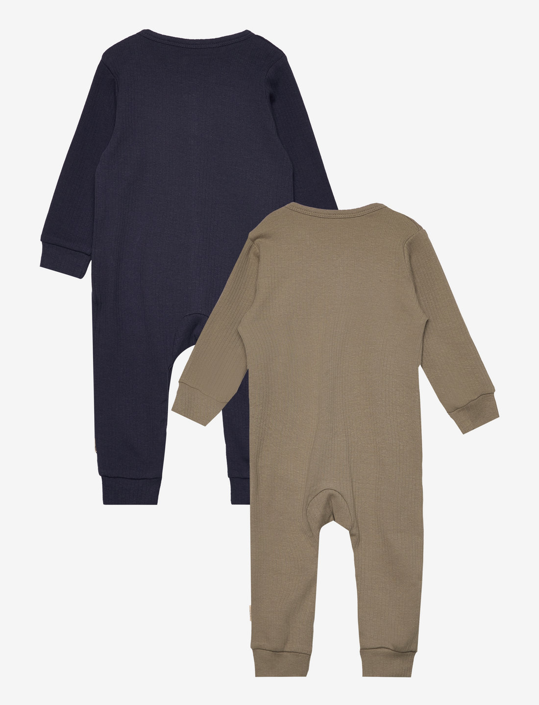 Minymo - Jumpsuit LS (2-pack) - langærmede heldragter - dark navy - 1