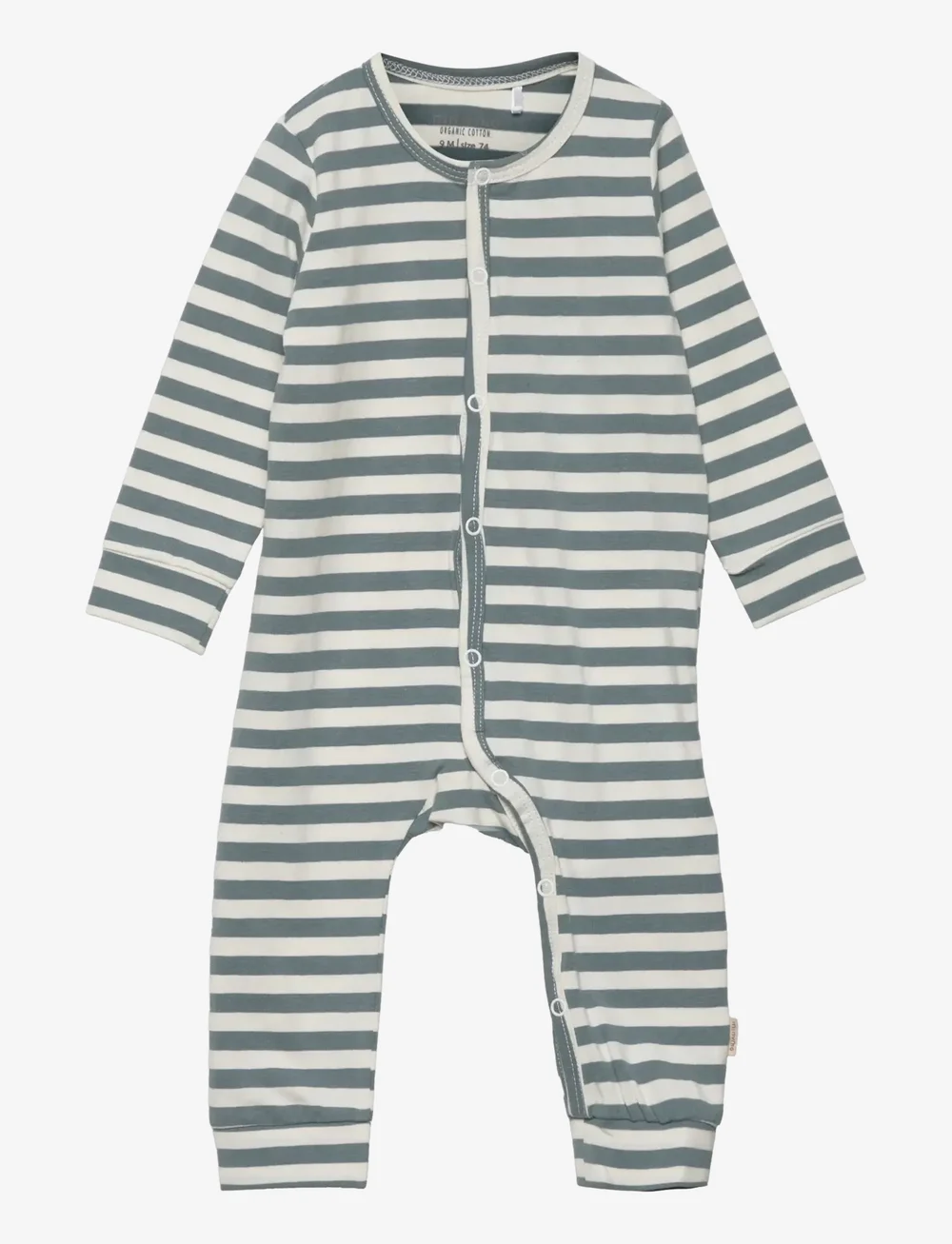 Minymo - Jumpsuit LS (2-pack) - långärmade bodysuits - goblin blue - 0