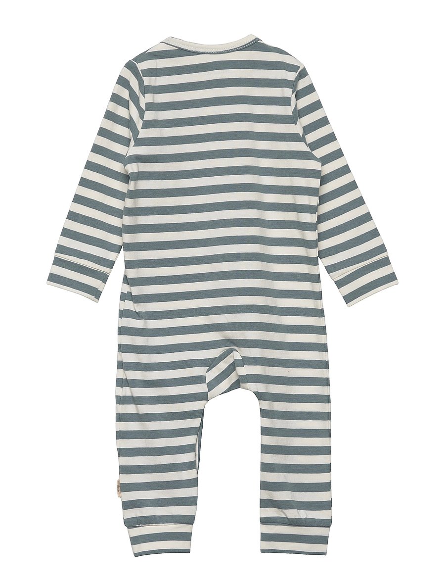 Minymo - Jumpsuit LS (2-pack) - langærmede heldragter - goblin blue - 1