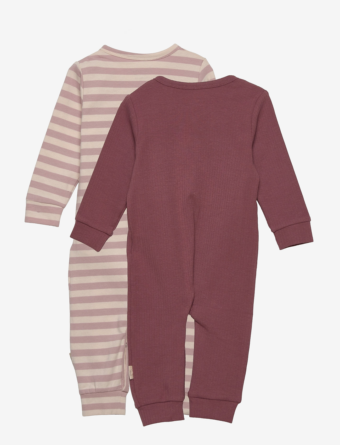 Minymo - Jumpsuit LS (2-pack) - langærmede heldragter - violet ice - 1