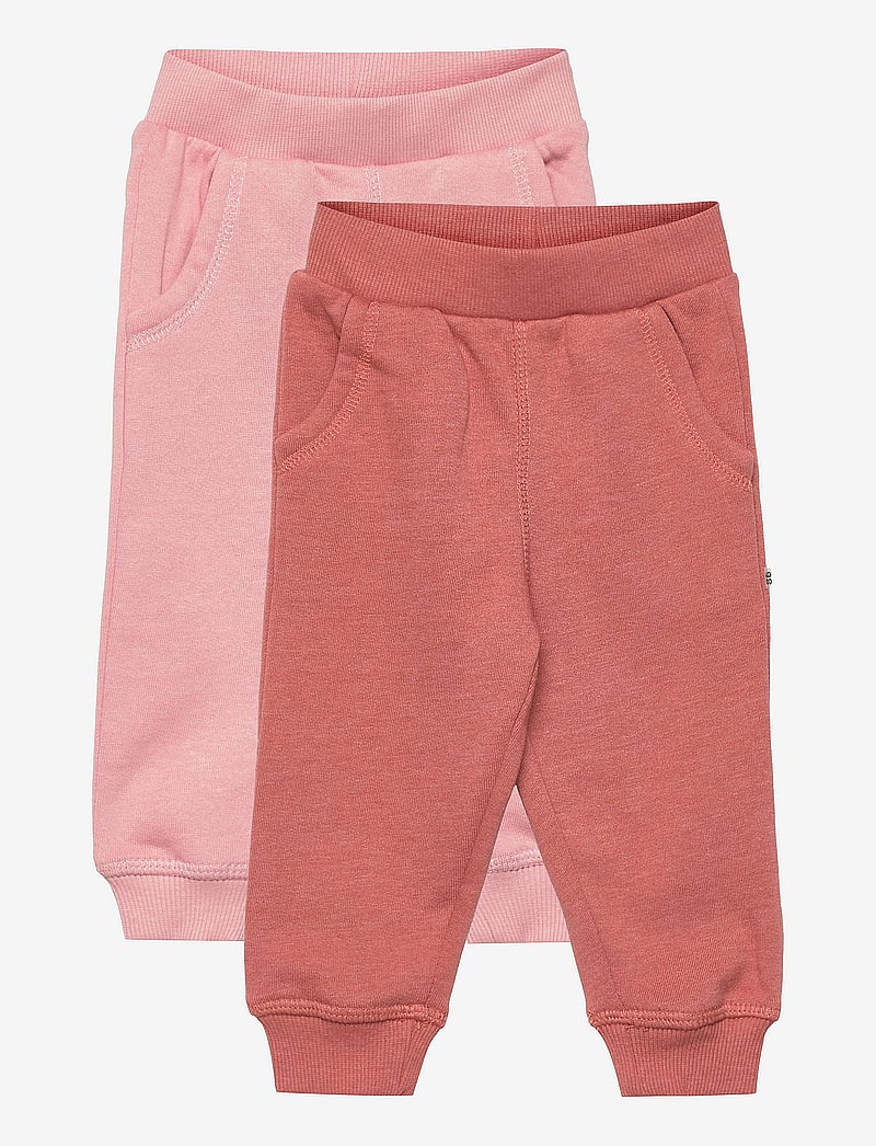 Minymo - Sweat Pants (2-pack) - jogginghosen - canyon rose - 0