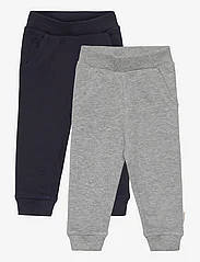 Minymo - Sweat Pants (2-pack) - najniższe ceny - dark navy - 0