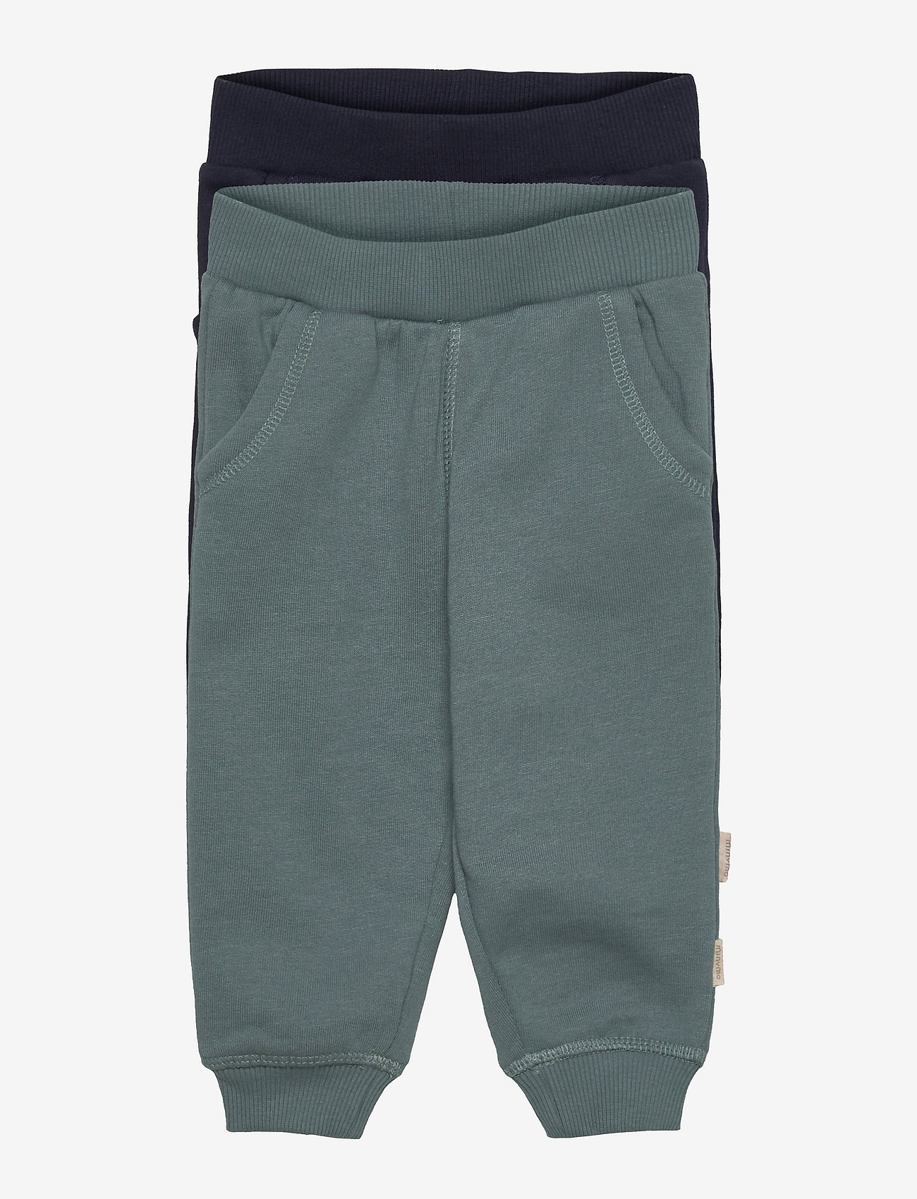 Minymo - Sweat Pants (2-pack) - mažiausios kainos - goblin blue - 0