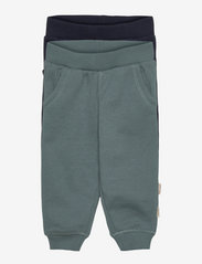 Minymo - Sweat Pants (2-pack) - lowest prices - goblin blue - 0