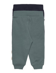 Minymo - Sweat Pants (2-pack) - de laveste prisene - goblin blue - 1