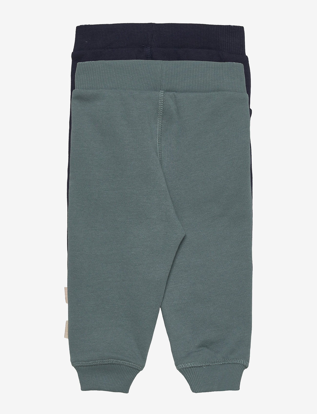 Minymo - Sweat Pants (2-pack) - sweatpants - goblin blue - 1