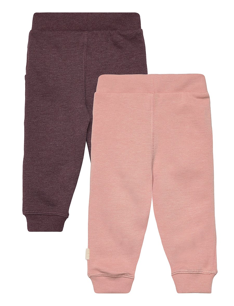 Minymo - Sweat Pants (2-pack) - hosen-multipack - misty rose - 1