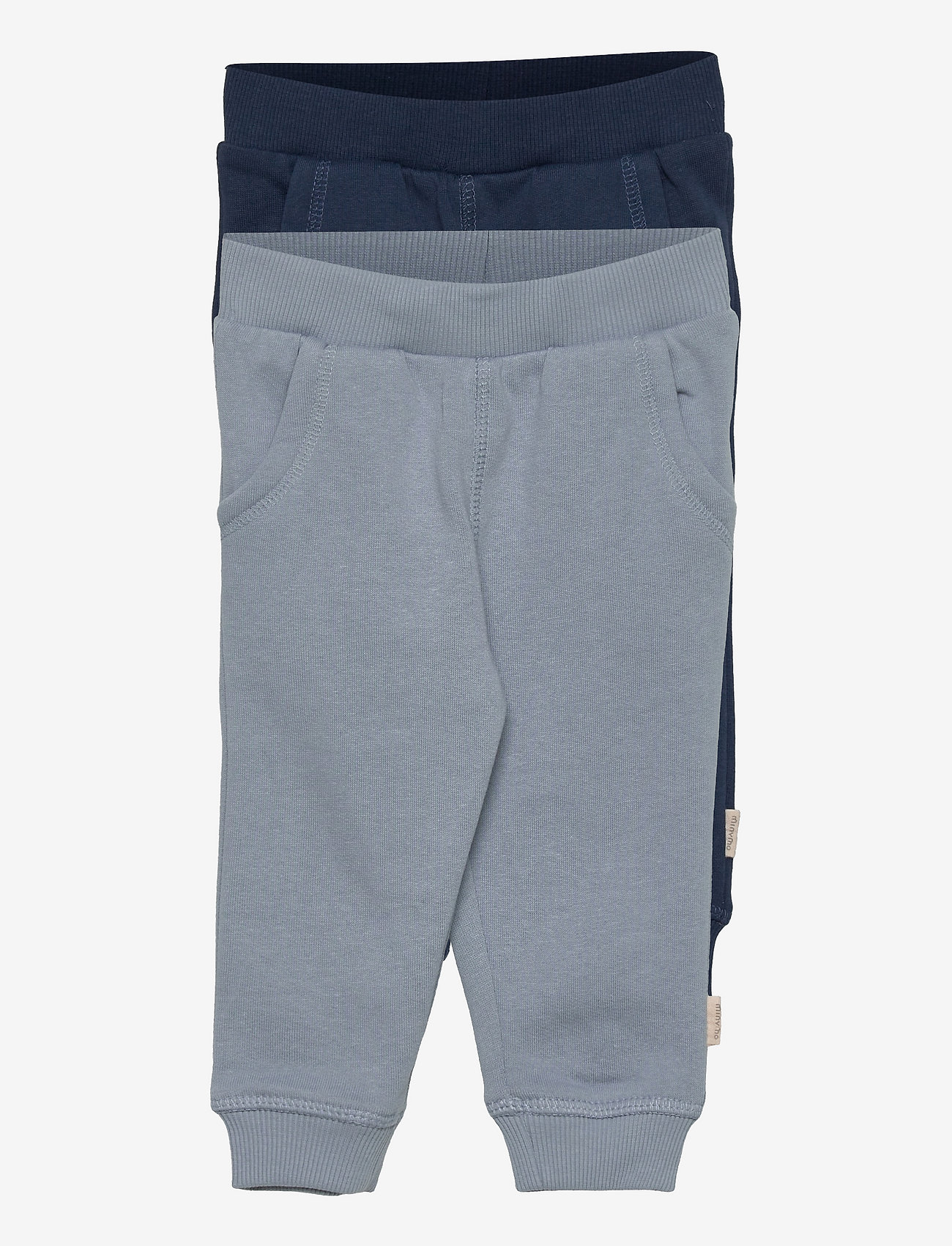 Minymo - Sweat Pants (2-pack) - najniższe ceny - new navy (insignia blue) - 0