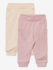 Minymo - Sweat Pants (2-pack) - mažiausios kainos - violet ice - 0