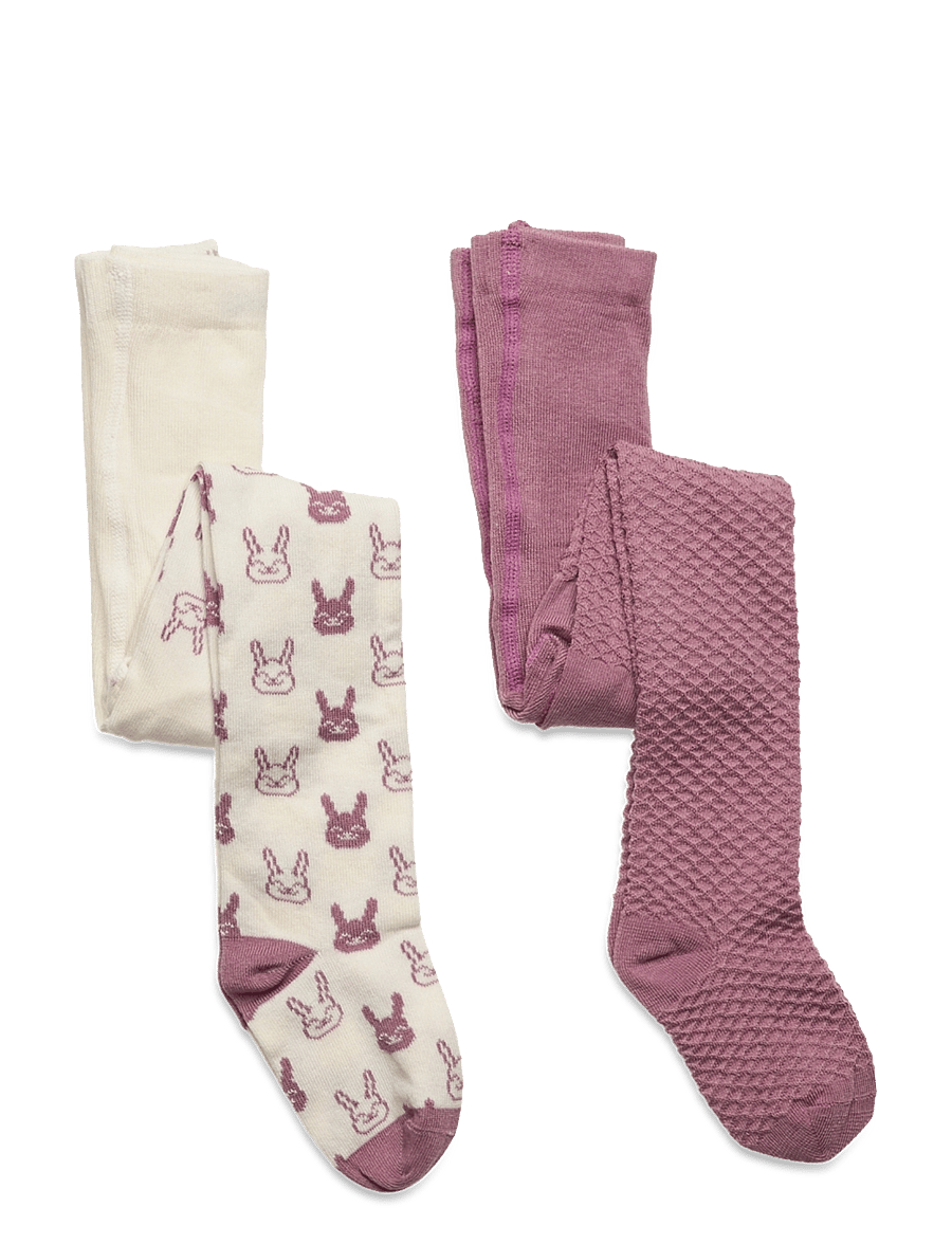 Minymo - Baby stocking (2-pack) - strumpfhosen - orchid haze - 0