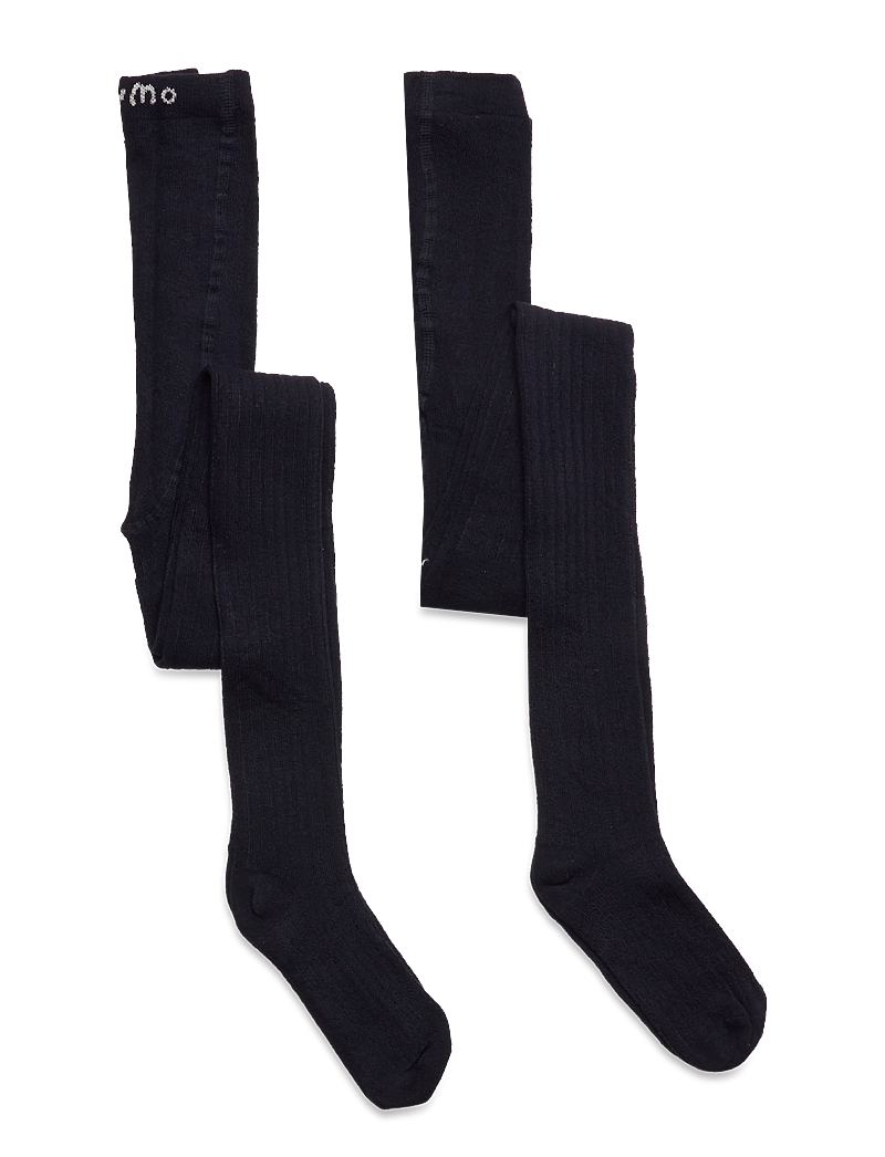 Minymo - Stocking - rib (2-pack) - strumpfhosen - total eclipse - 0