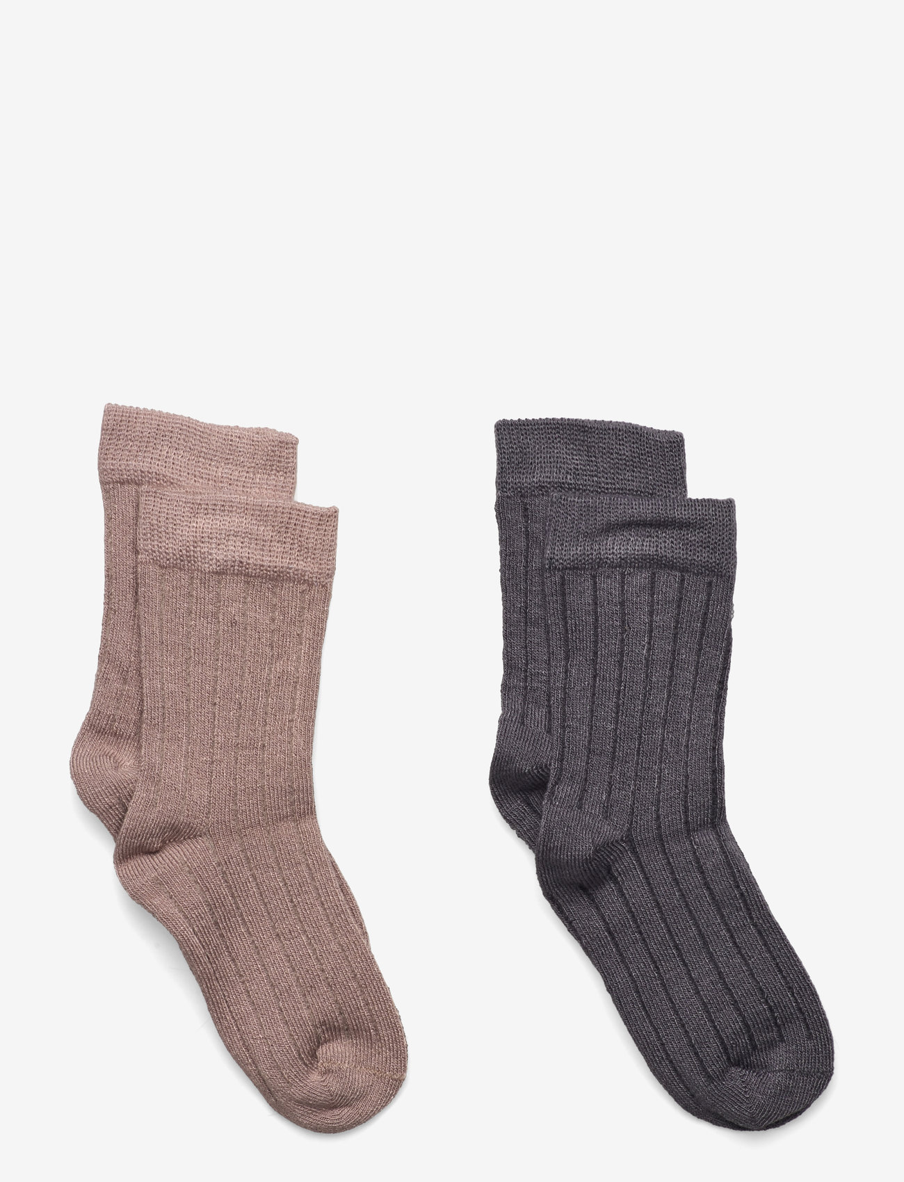 Minymo - Ankle sock - rib (2-pack) - sokken - goat - 0