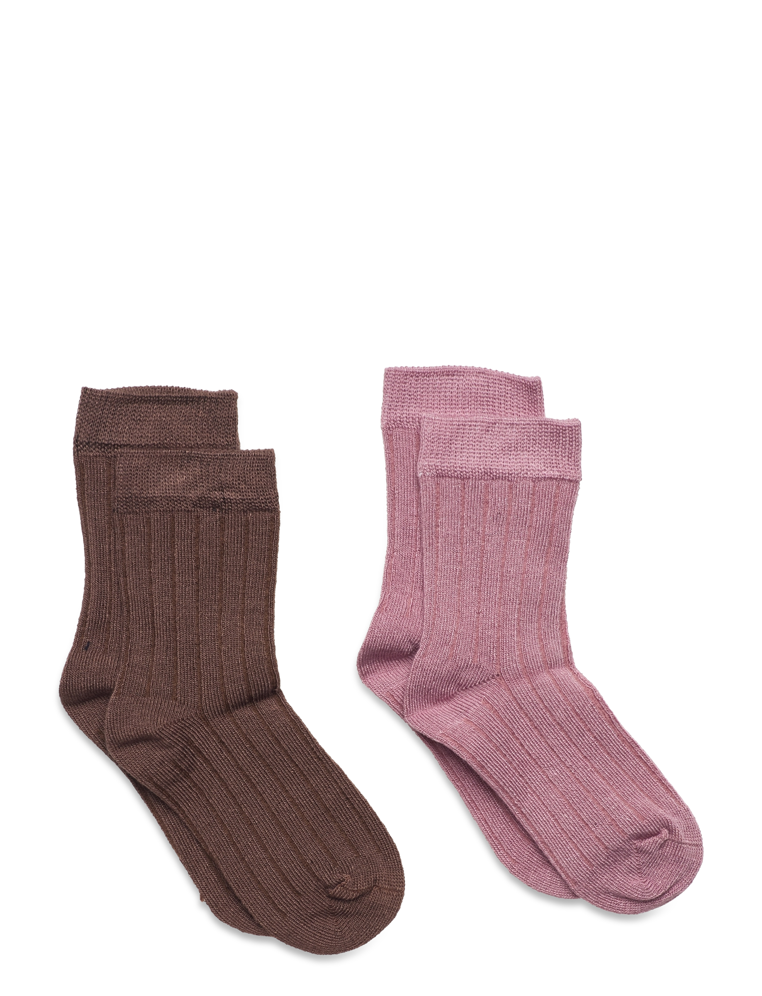 Minymo Ankle sock - rib (2-pack) - Strumpor - ORCHID HAZE / multi