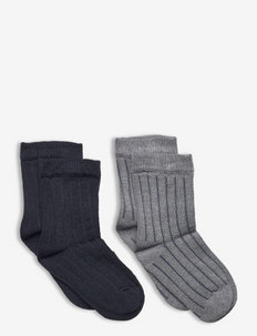 Ankle sock - rib (2-pack), Minymo