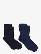 Ankle sock - rib (2-pack) - TOTAL ECLIPSE