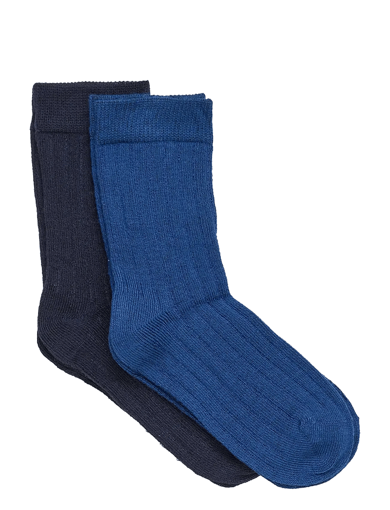Minymo - Ankle sock - bamboo (2-pack) - strømper - total eclipse - 1
