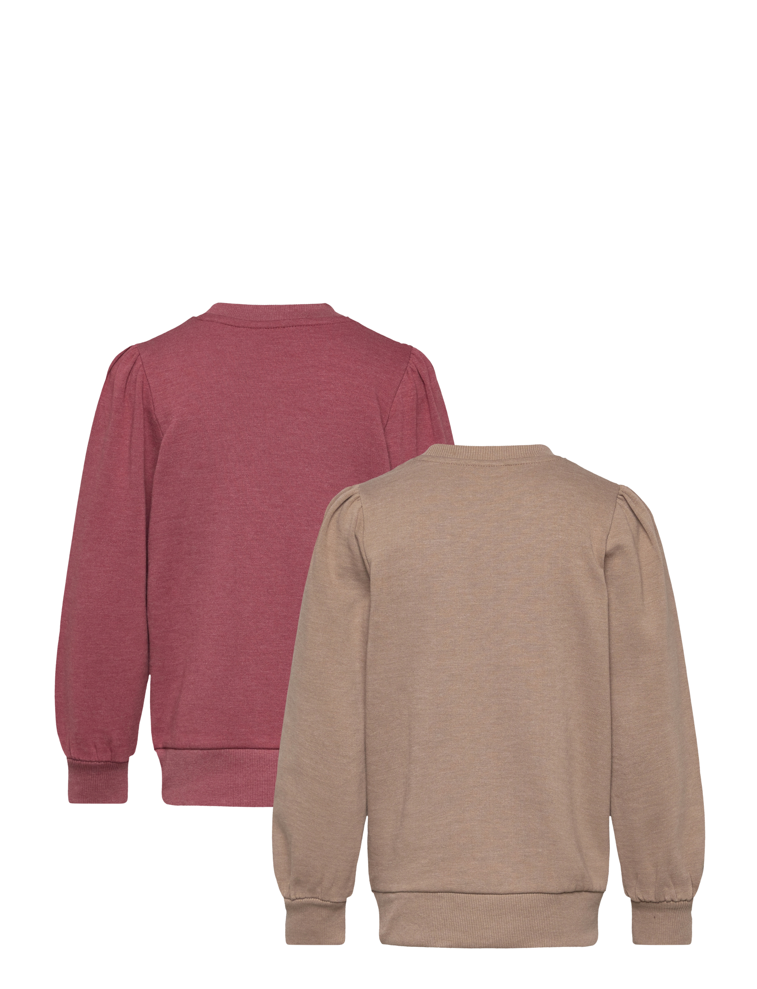 Minymo - Sweat Shirt (2-pack) - sweatshirts - apple butter - 1