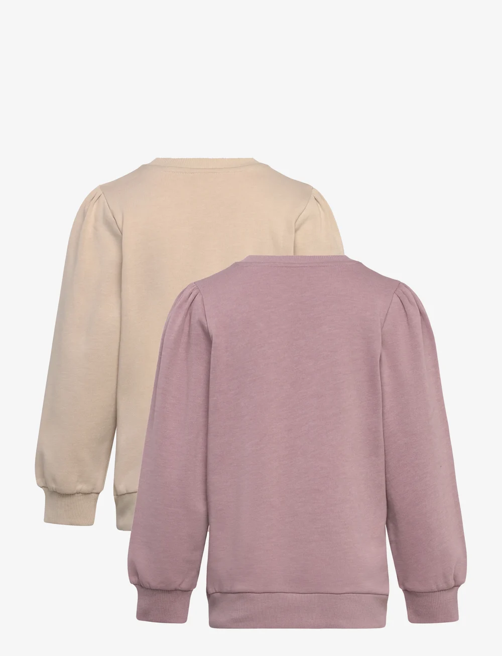 Minymo - Sweat Shirt (2-pack) - sweatshirts - elderberry - 2