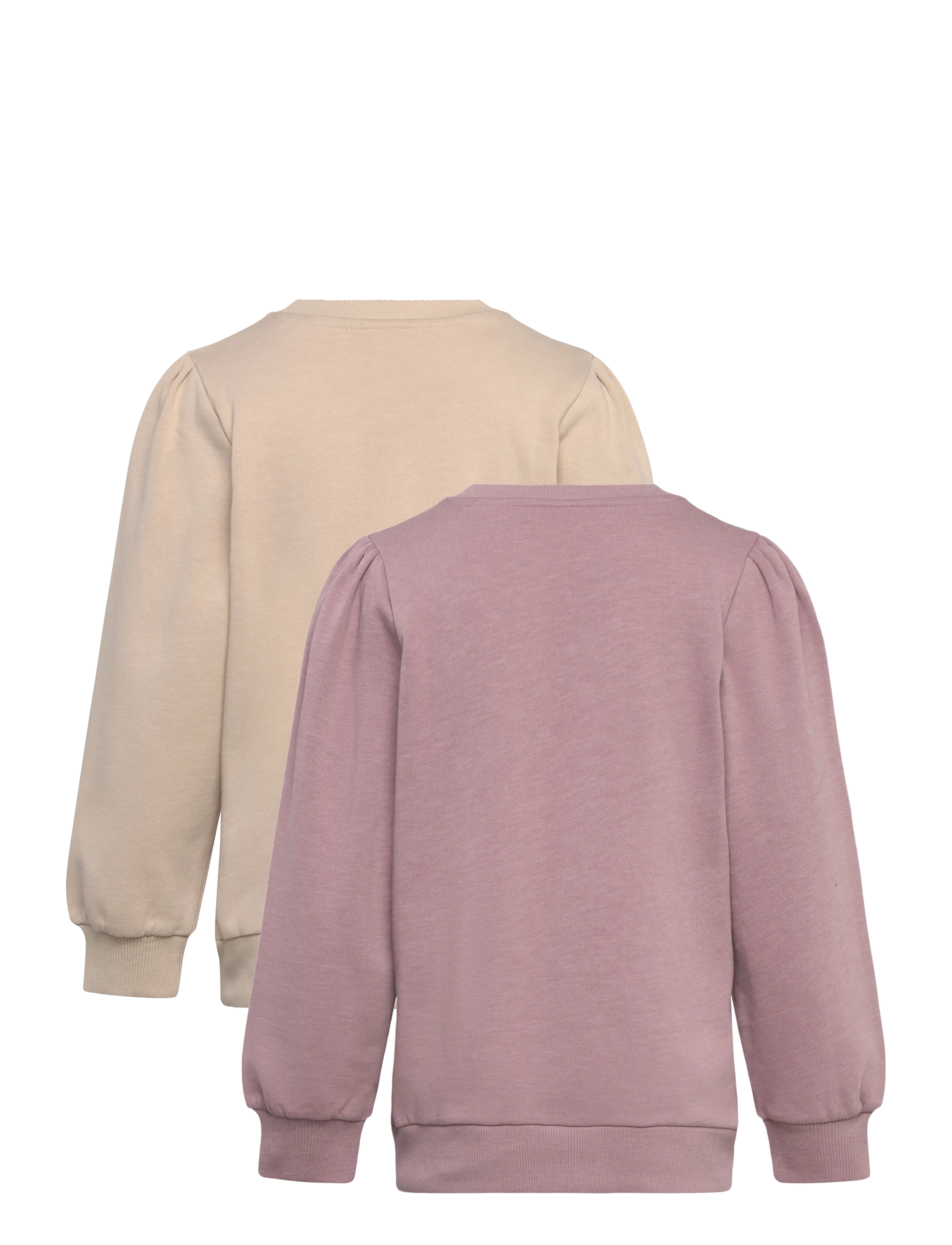 Minymo - Sweat Shirt (2-pack) - sweatshirts - elderberry - 2