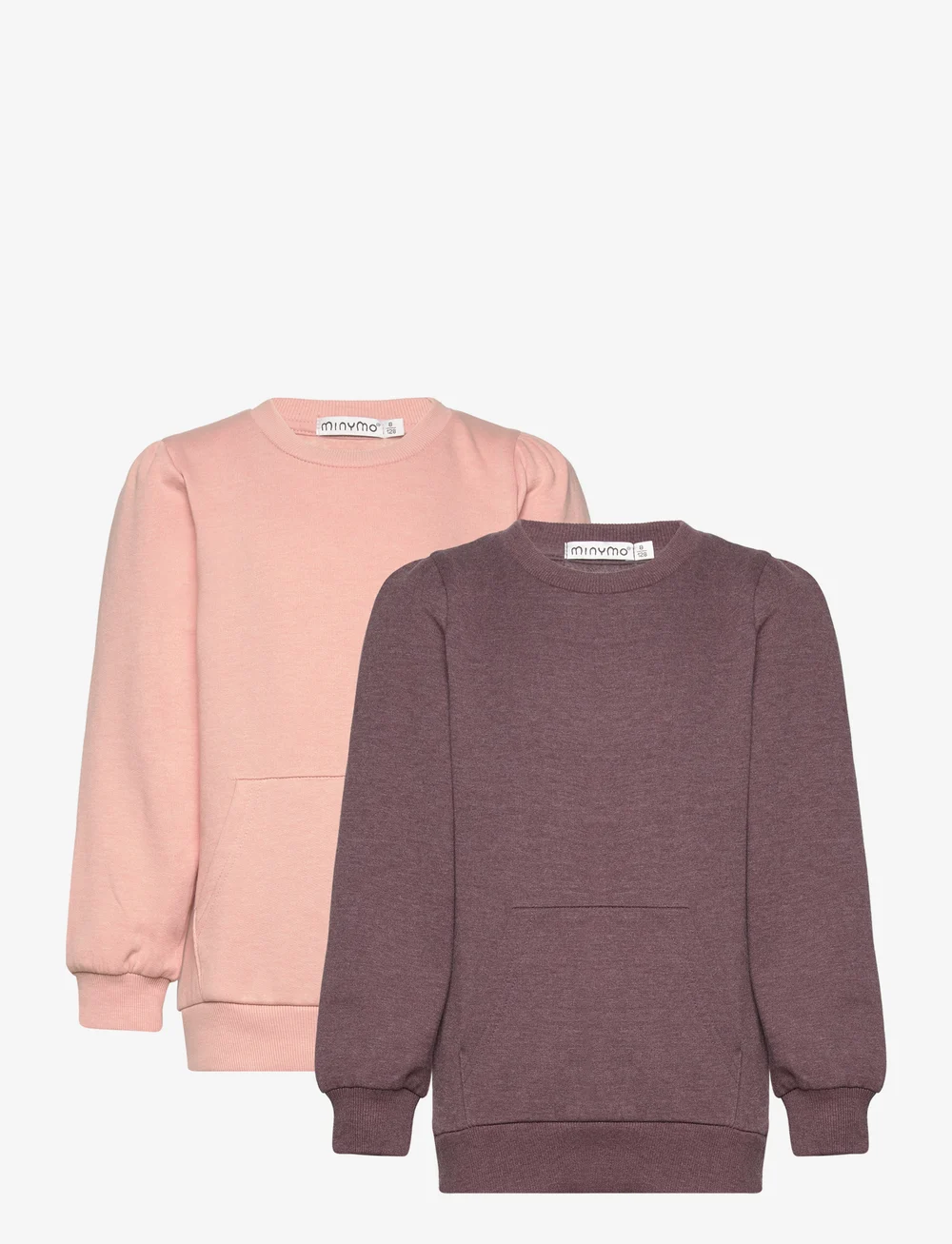 Minymo - Sweat Shirt girl (2-pack) - dressipluusid - misty rose - 0