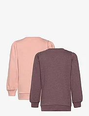 Minymo - Sweat Shirt girl (2-pack) - sweatshirts - misty rose - 1