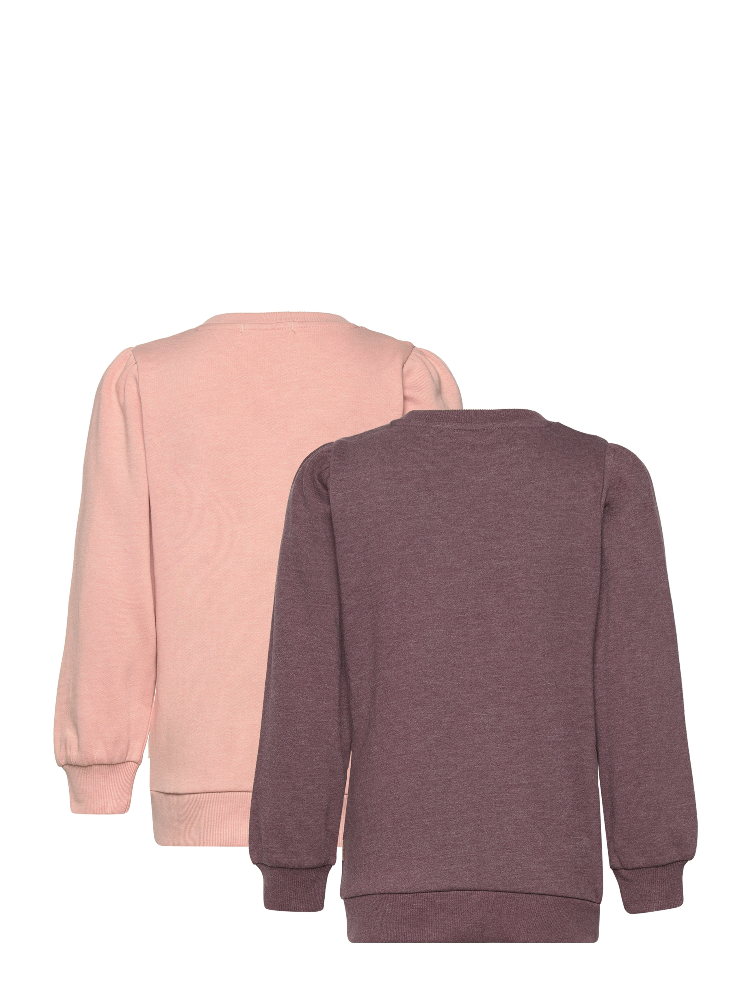 Minymo - Sweat Shirt (2-pack) - sweatshirts - misty rose - 2