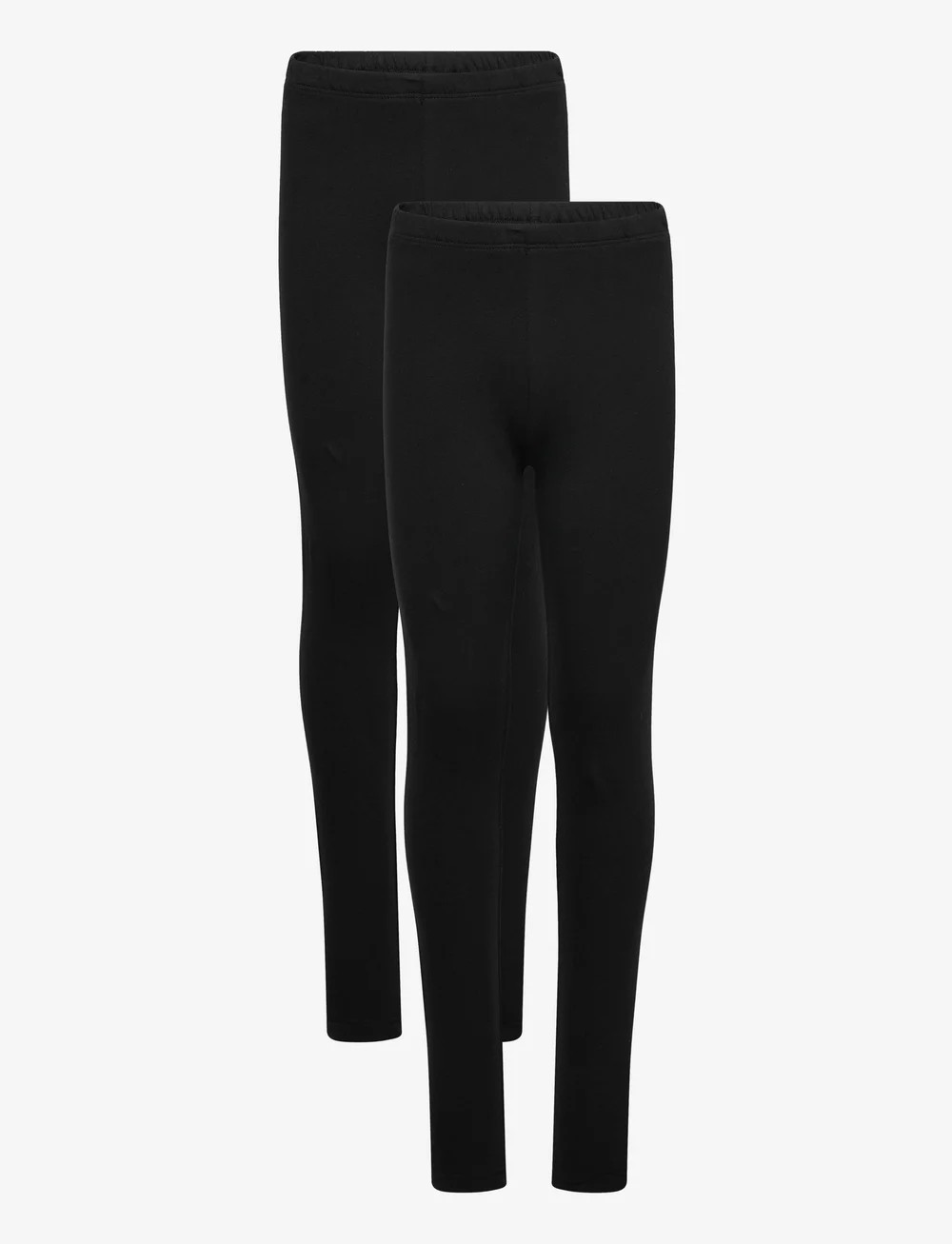 Minymo - Sweat Leggings w.AOP (2-pack) - multipack leggings - anthracite - 0
