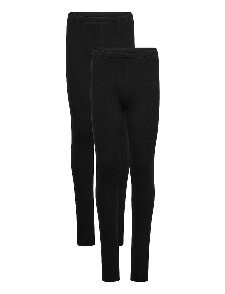 Minymo - Sweat Leggings (2-pack) - multipack legginsit - anthracite - 0