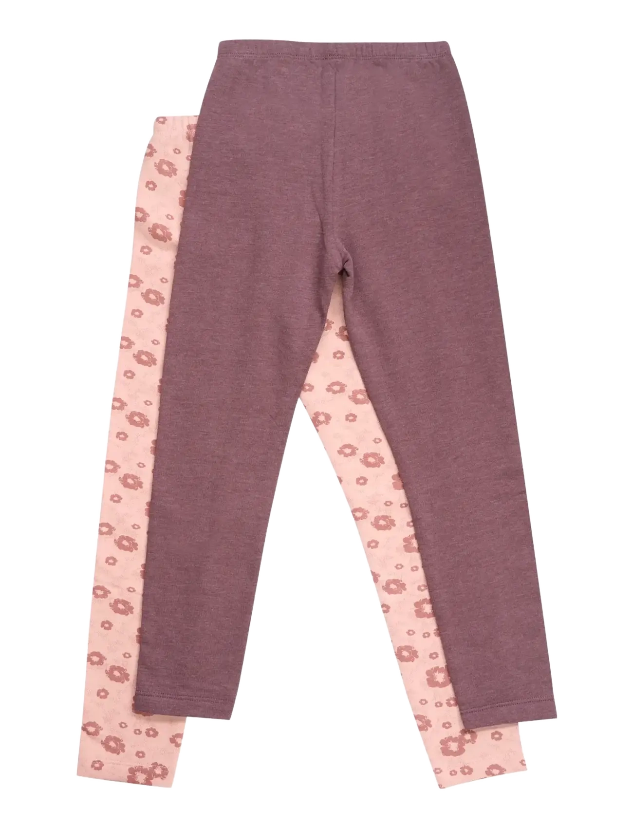 Minymo - Sweat Leggings (2-pack) - legingu multipakas - misty rose - 1