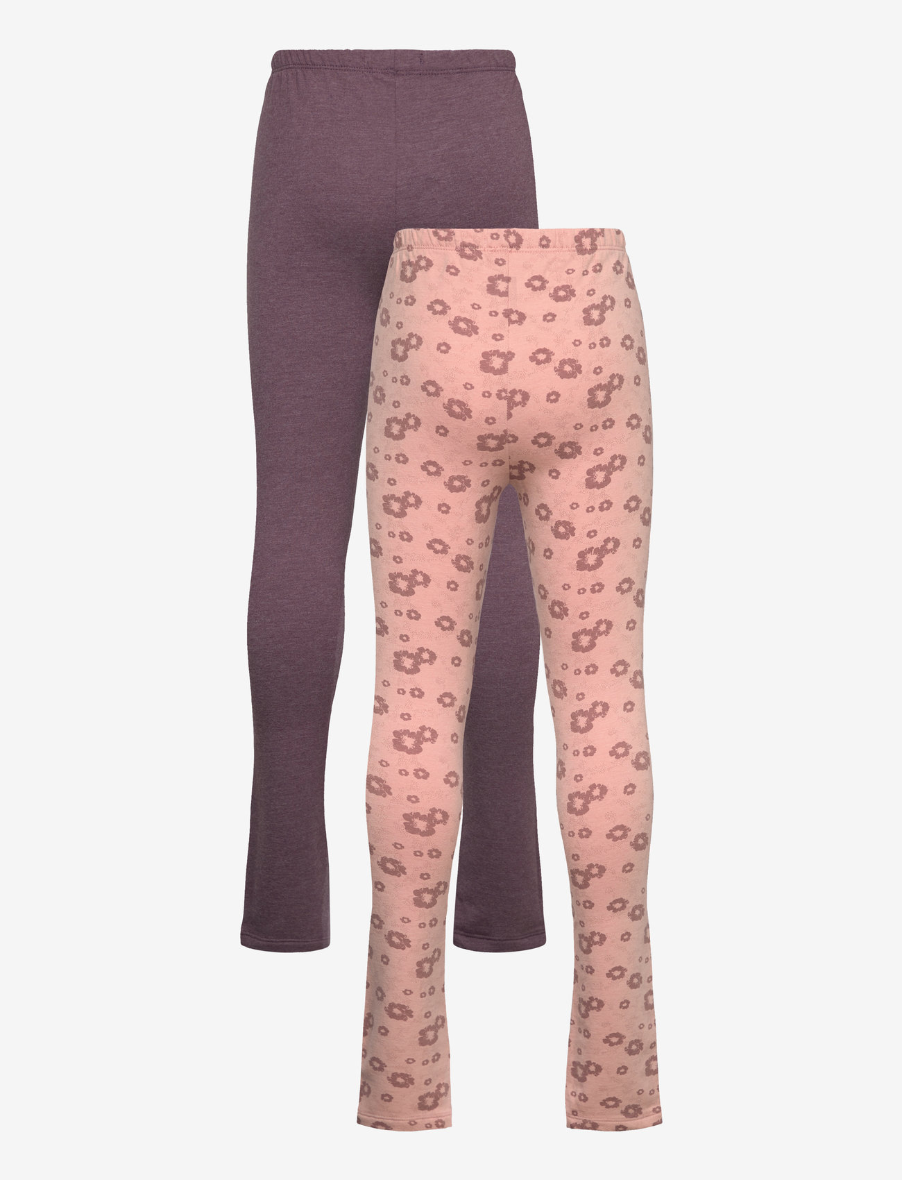 Minymo - Sweat Leggings (2-pack) - retuuside komplekt - misty rose - 4