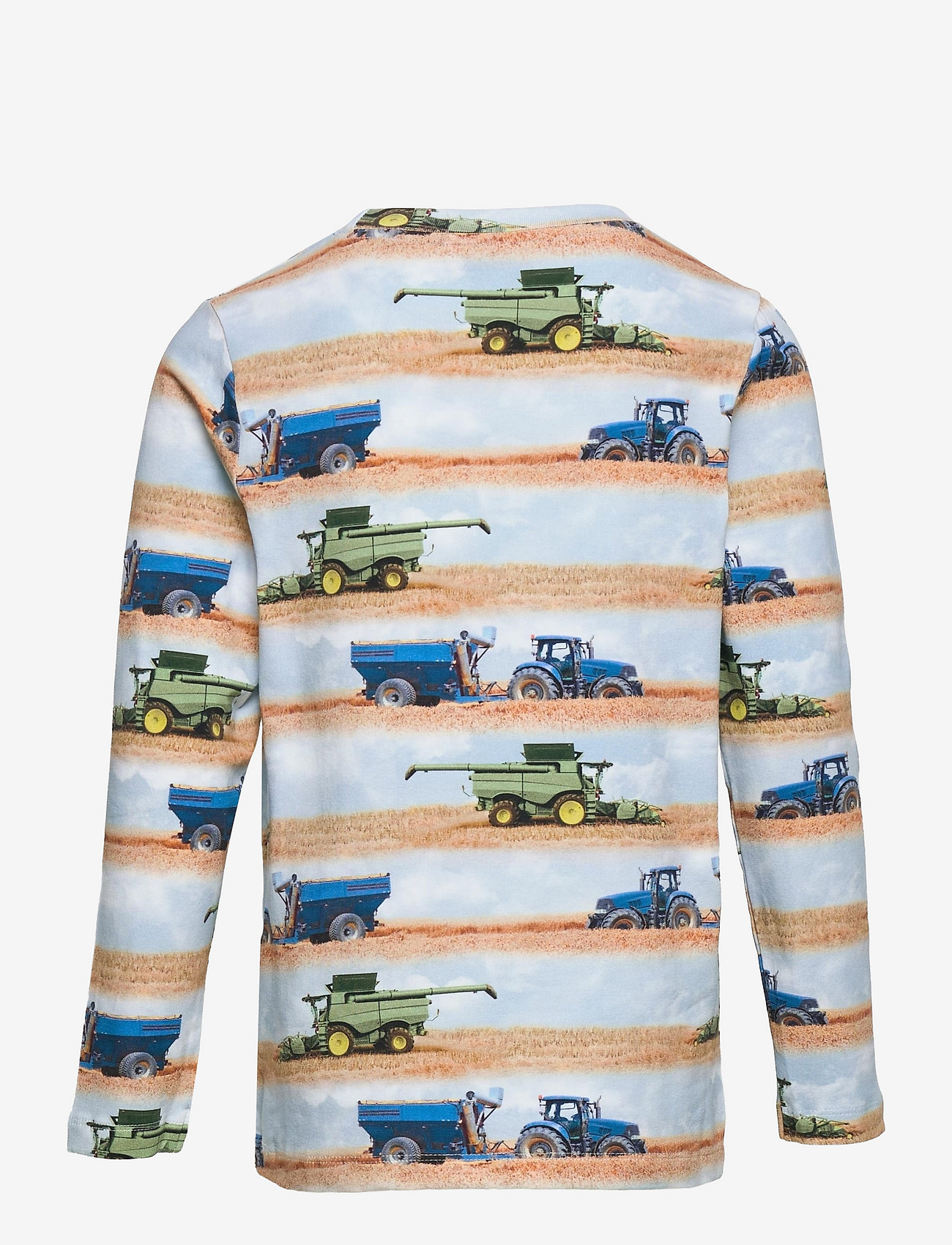 Minymo - T-shirt L/S AOP - long-sleeved t-shirts - navy night - 1