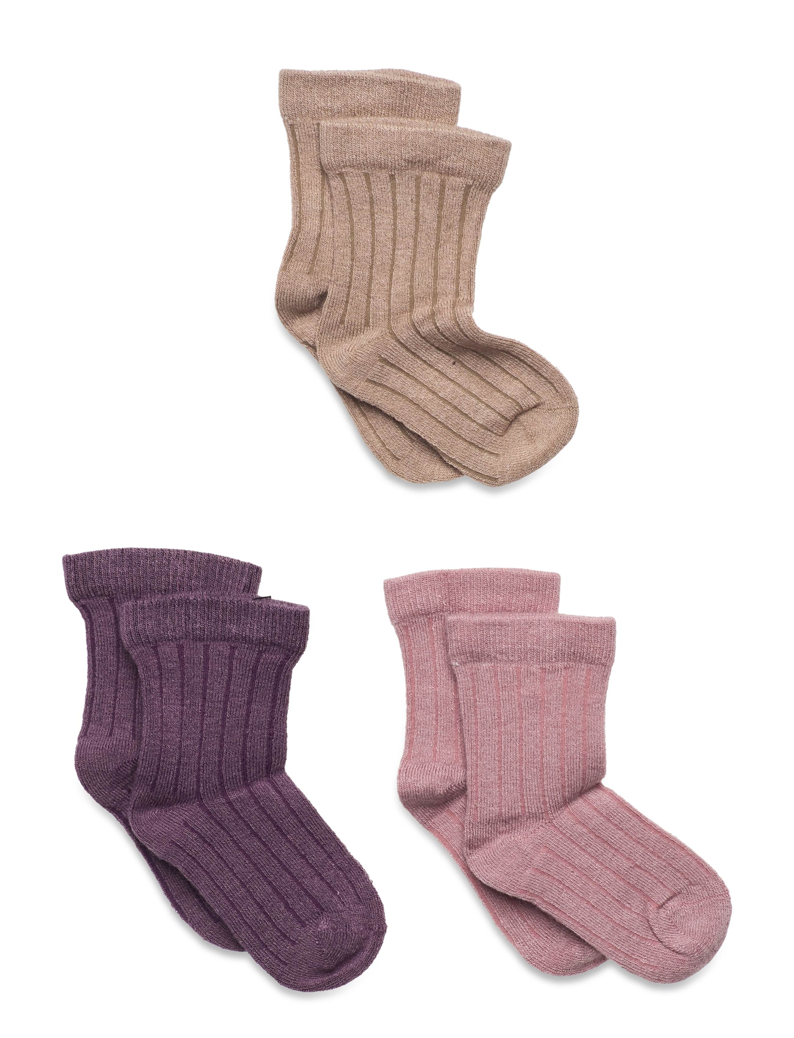 MINYMO Wolle Socken - Rib 3-Pack Patterned - 31 - Kinder