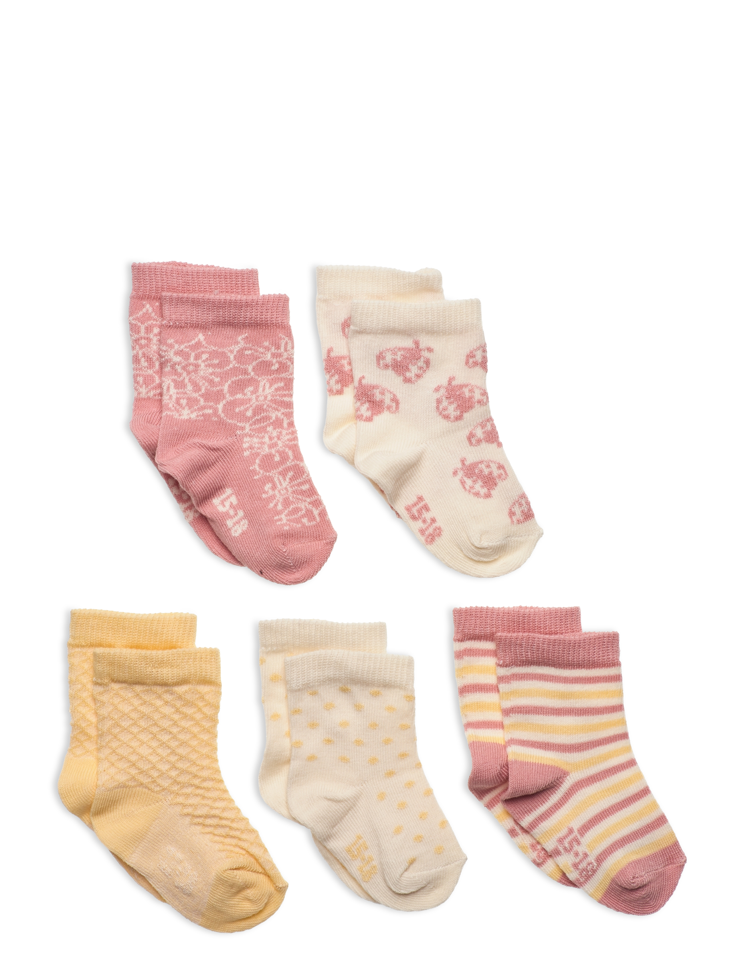 MINYMO Socken W. Pattern (5-Pack) Patterned - 19/22 - Kinder