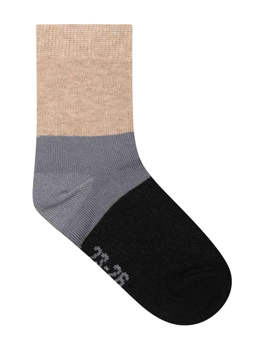 Minymo - Socks w. Pattern (5-pack) - strümpfe - blau gray - 2