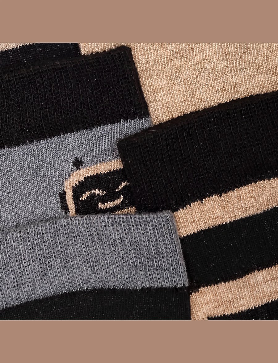 Minymo - Socks w. Pattern (5-pack) - strümpfe - blau gray - 5