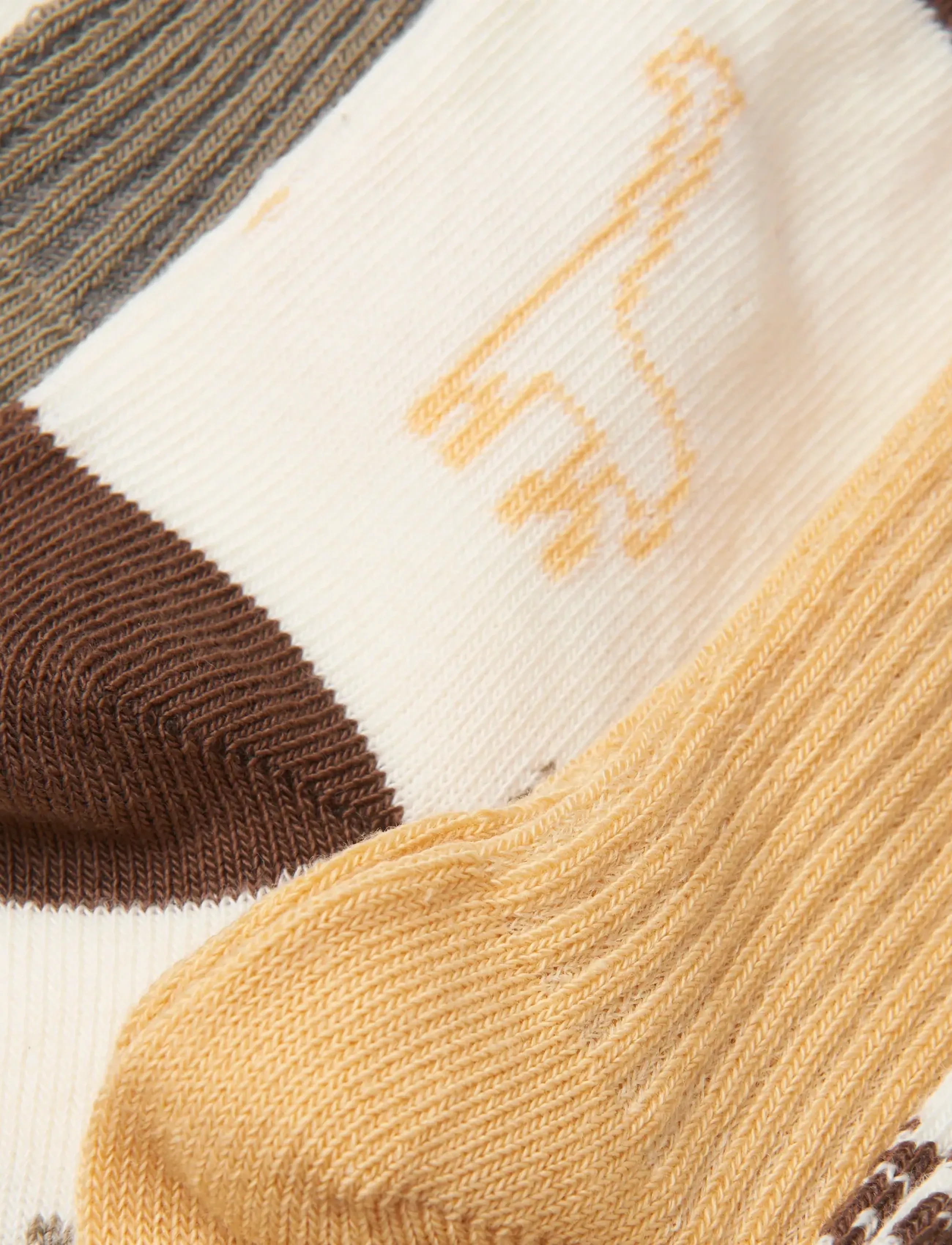 Minymo - Socks w. Pattern (5-pack) - sokid - cocoa brown - 1