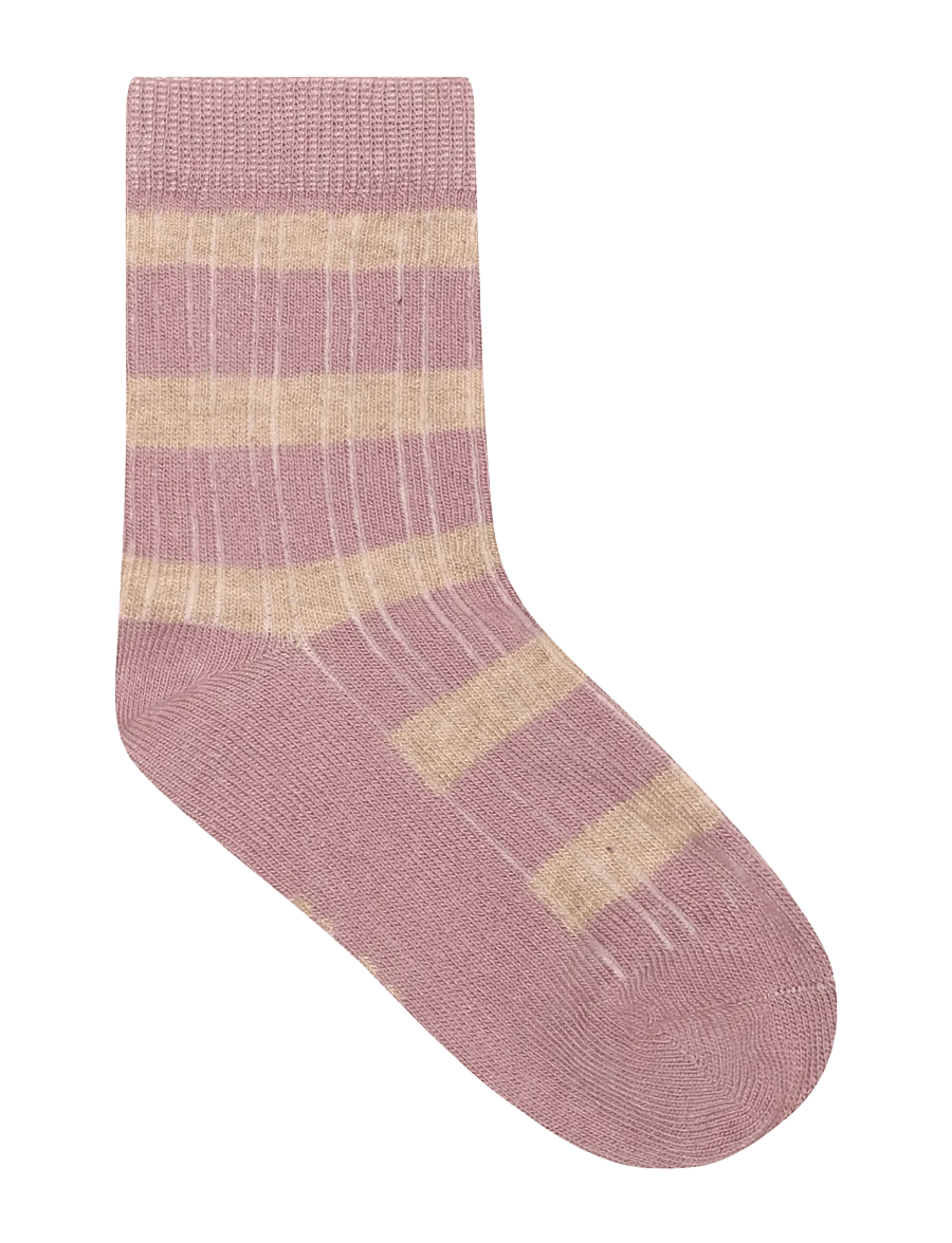 Minymo - Socks w. Pattern (5-pack) - strümpfe - elderberry - 2