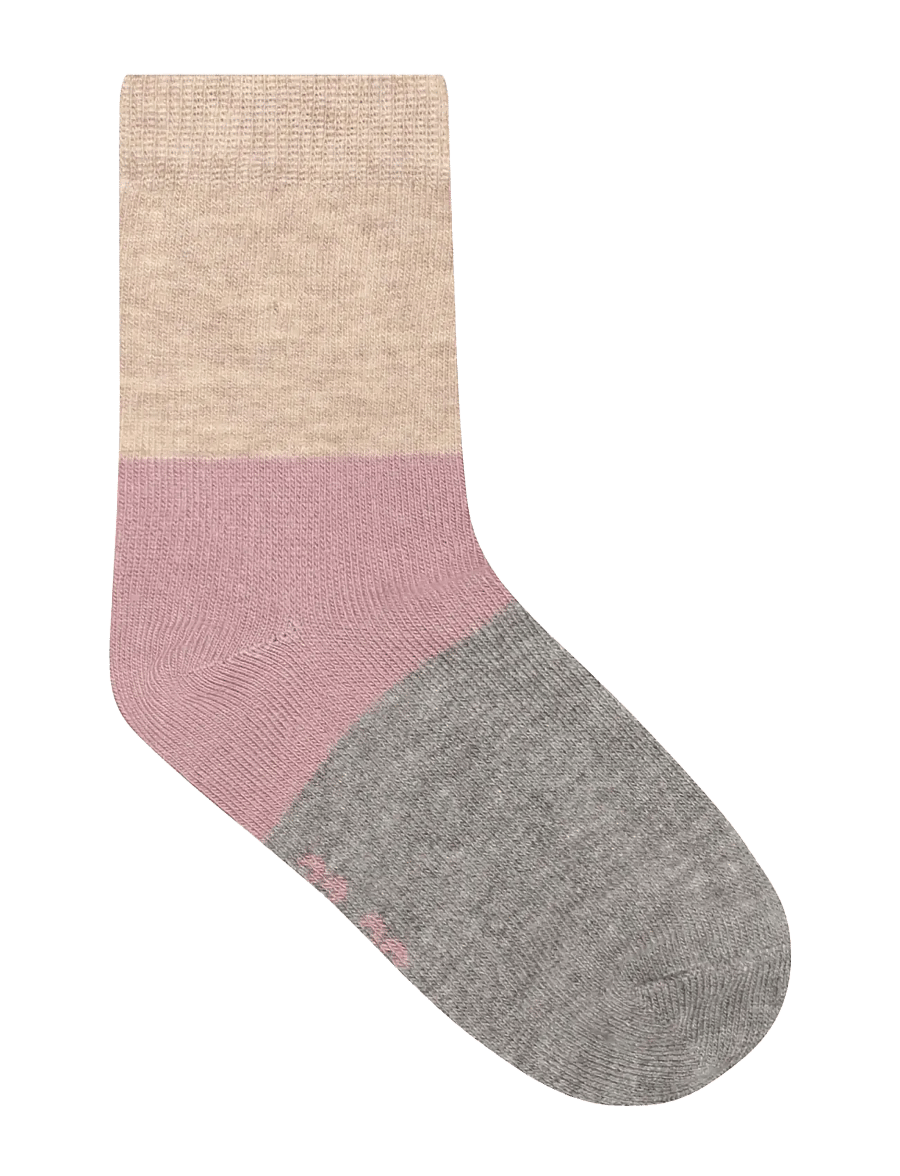 Minymo - Socks w. Pattern (5-pack) - strümpfe - elderberry - 3