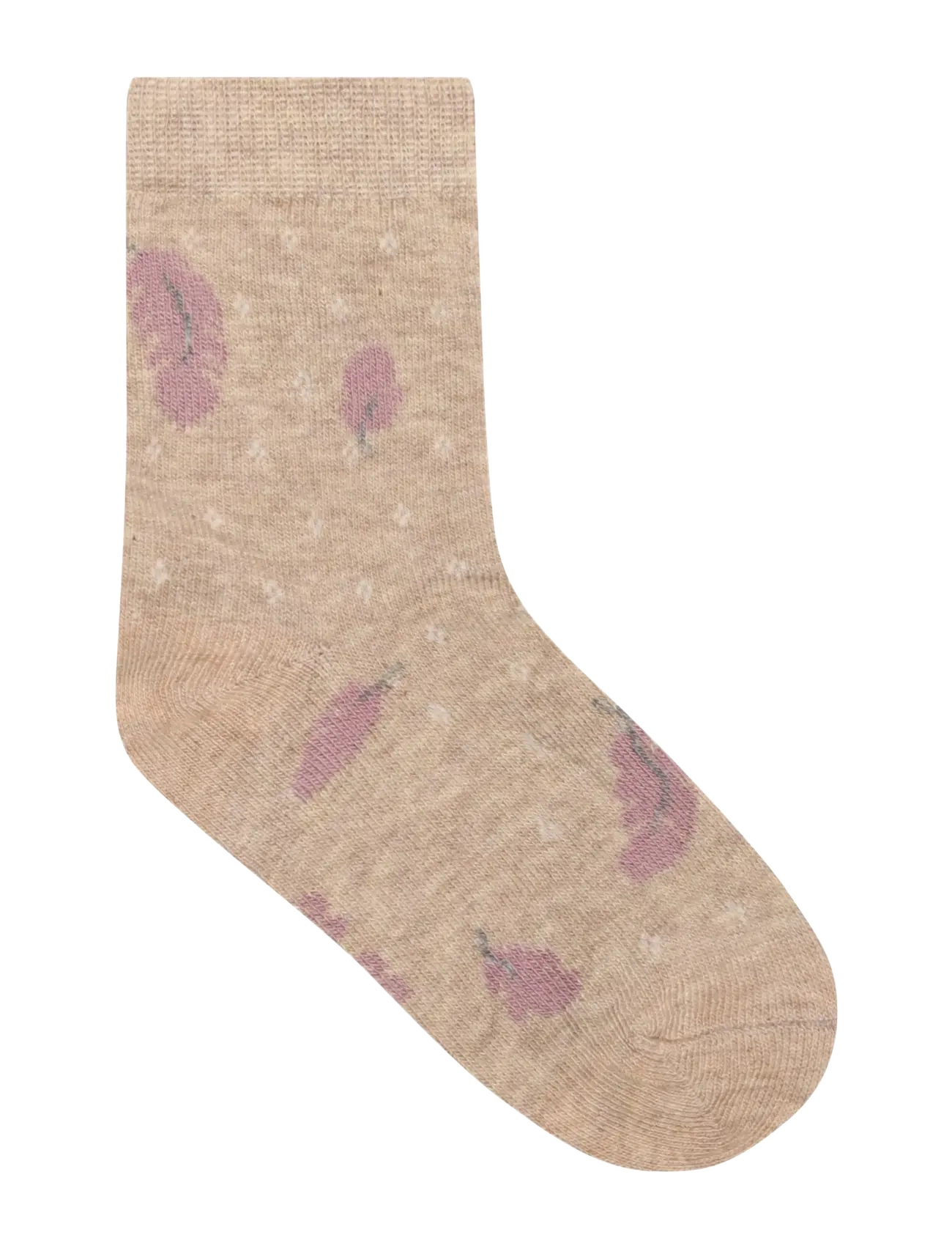 Minymo - Socks w. Pattern (5-pack) - strümpfe - elderberry - 5