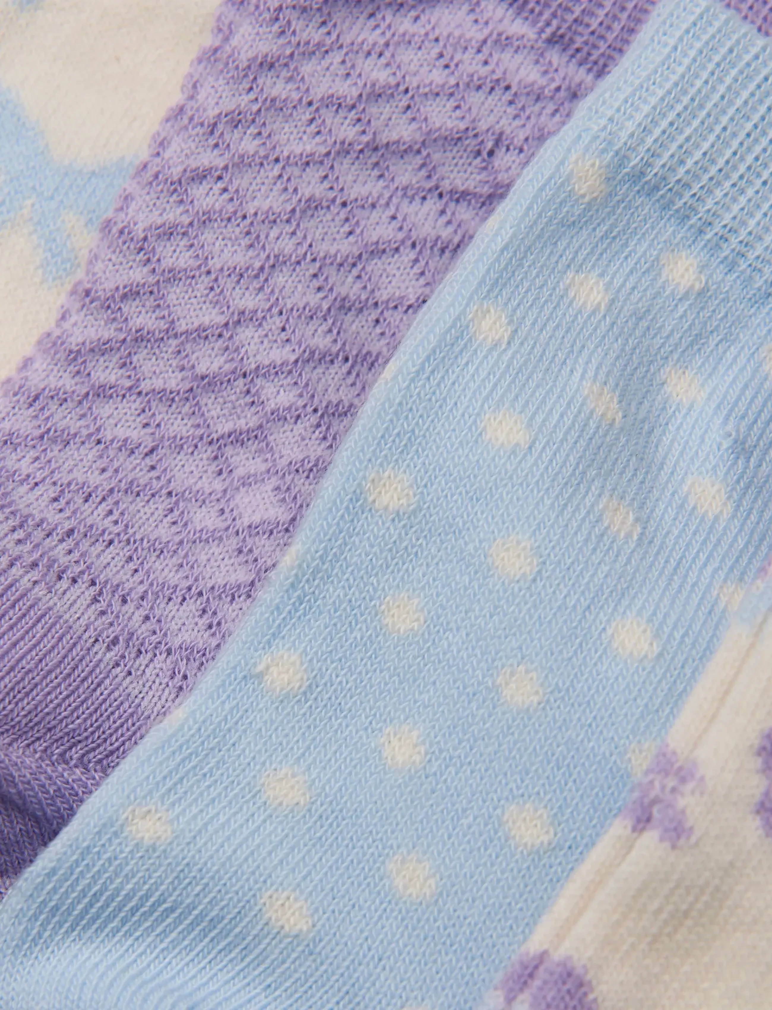 Minymo - Socks w. Pattern (5-pack) - socken & strumpfhosen - lavender - 1