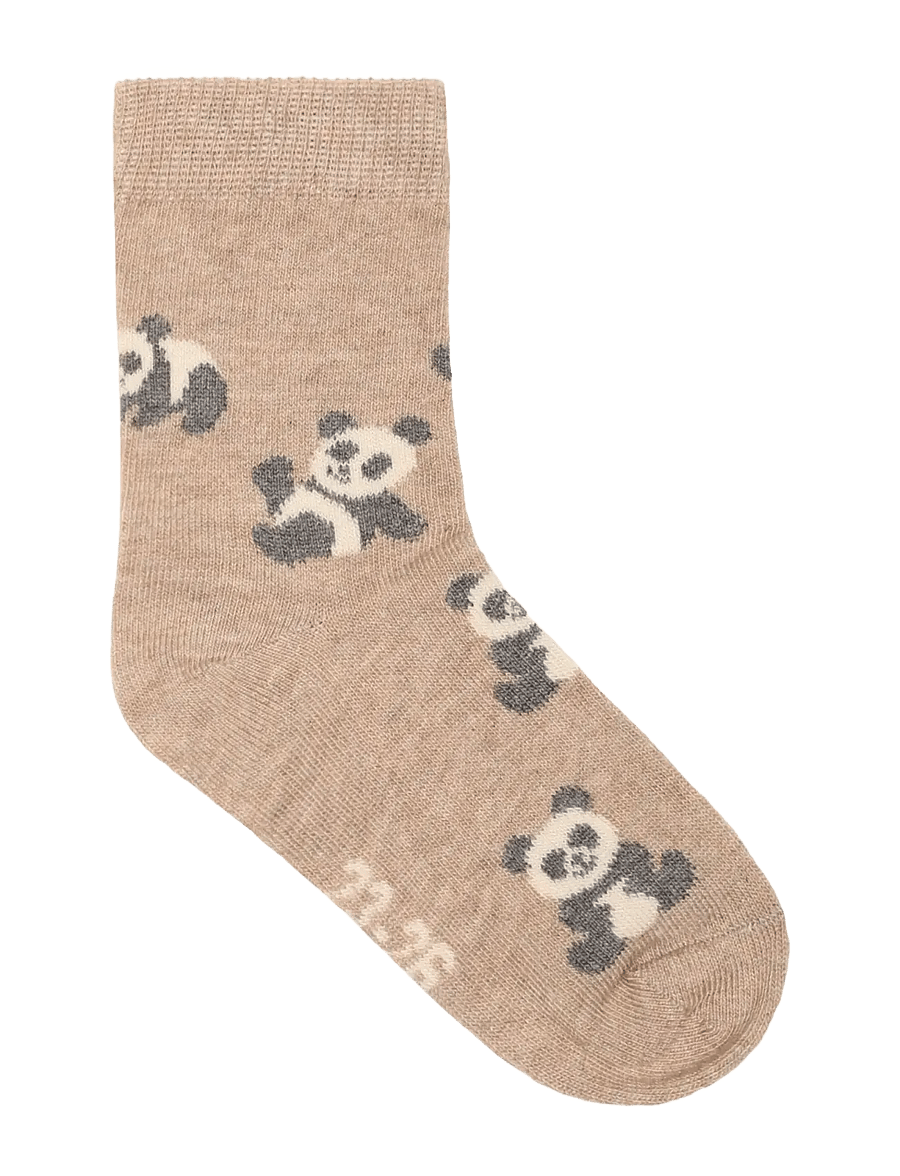 Minymo - Socks w. Pattern (5-pack) - strümpfe - offwhite - 1
