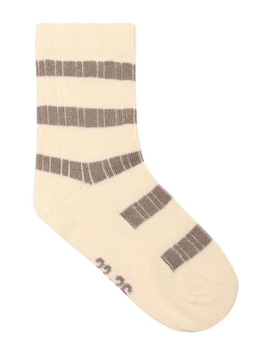 Minymo - Socks w. Pattern (5-pack) - strümpfe - offwhite - 2