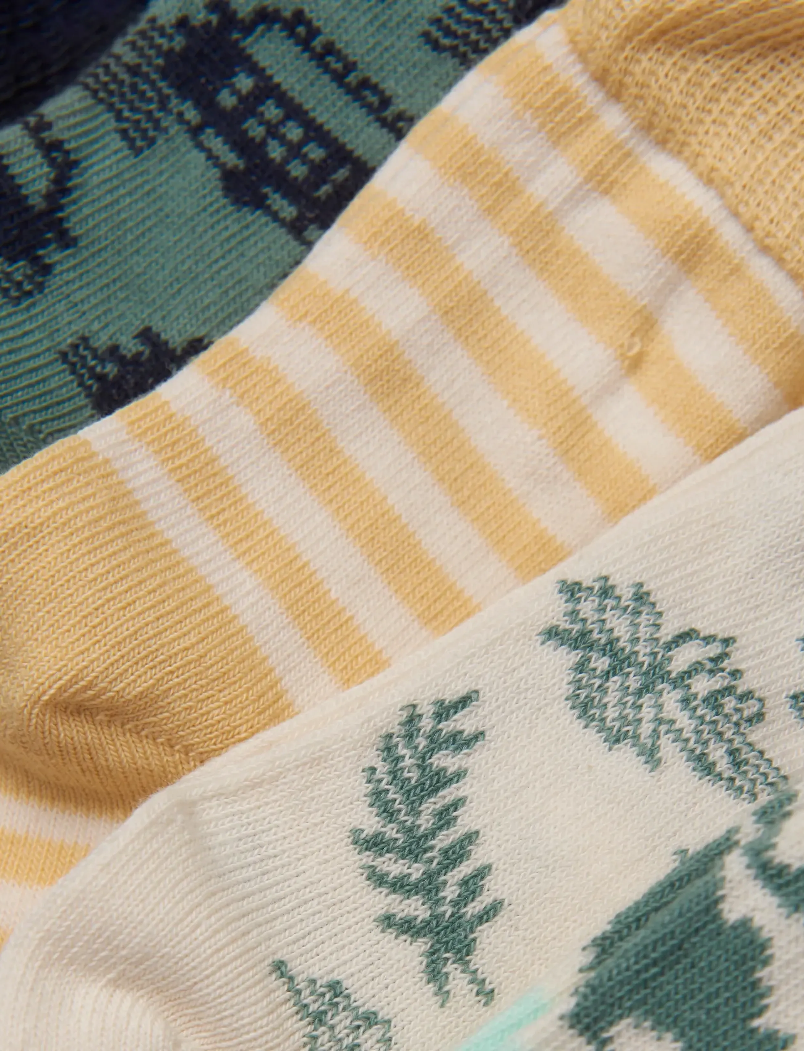 Minymo - Socks w. Pattern (5-pack) - sokid - oil blue - 1