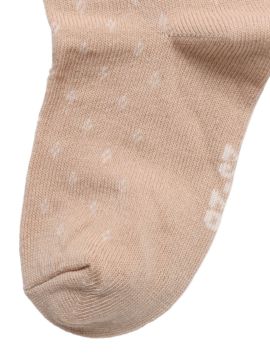 Minymo - Socks w. Pattern (5-pack) - strømper - rugby tan - 1